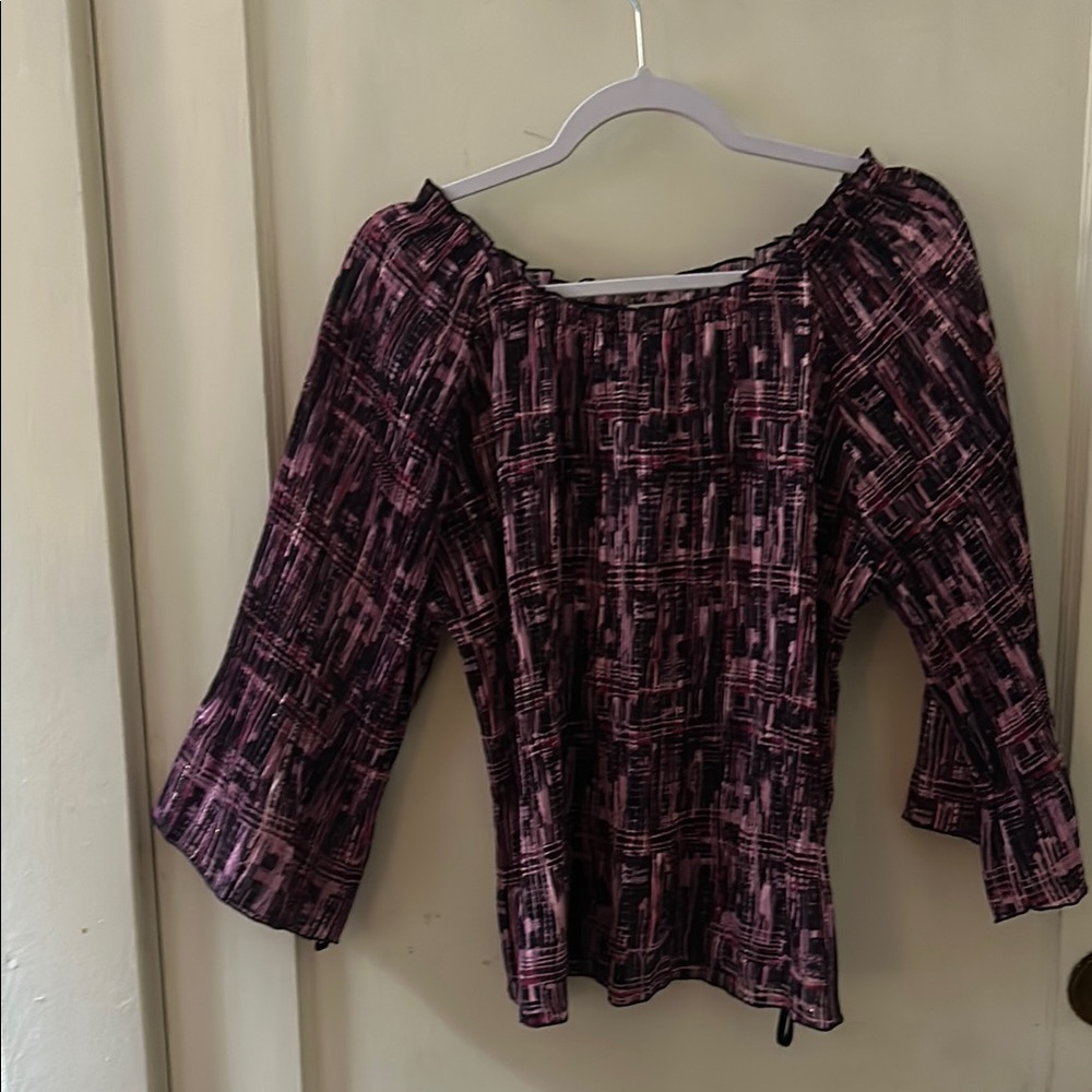Jaipur Black and Pink Blouse